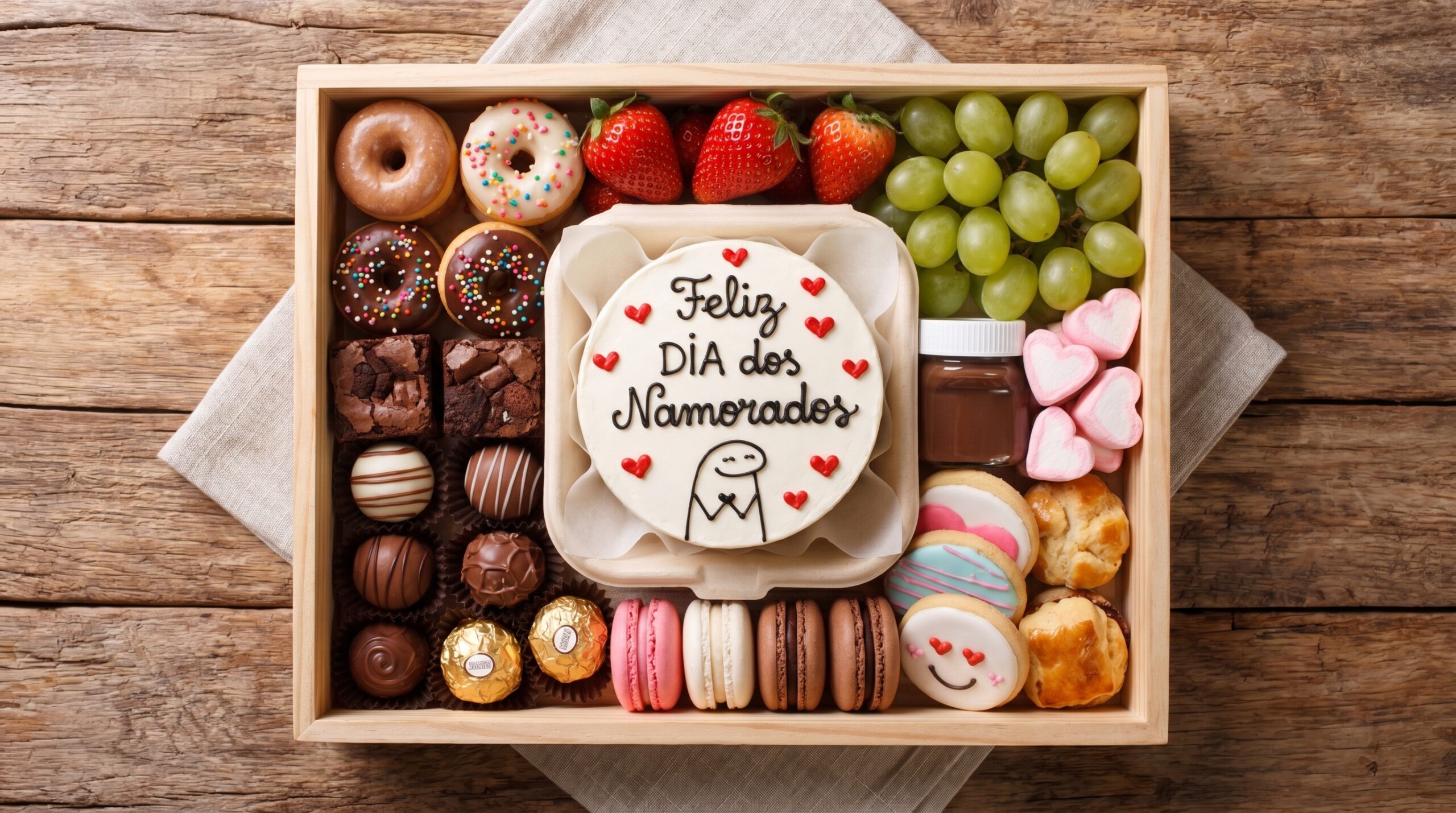 Combos para dois (kit completo) DIA DOS NAMORADOS CONFEITARIA LUCRATIVA