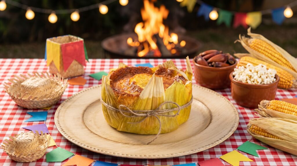 Bolo de milho cremoso para vender em festa junina