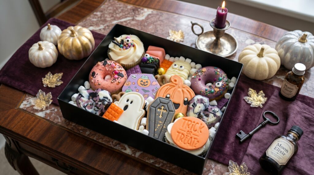 Caixas trick or treat (doce ou travessura) dia das bruxas