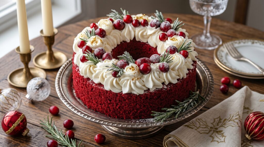 Bolos e naked cakes natalinos