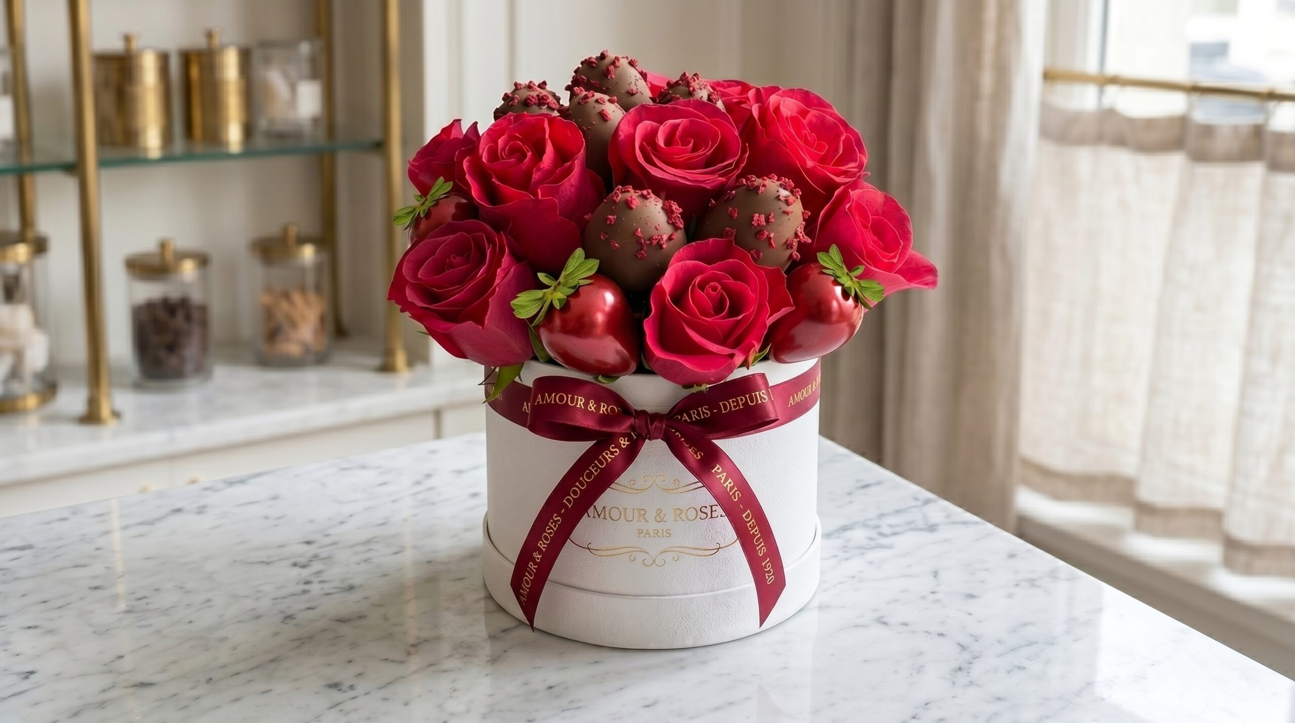 Morangos do amor românticos CONFEITARIA LUCRATIVA DIA DOS NAMORADOS