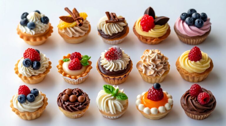Variedade de doces lucrativos para vender em casa — brigadeiro, bolo de pote, bento cake e cupcakes