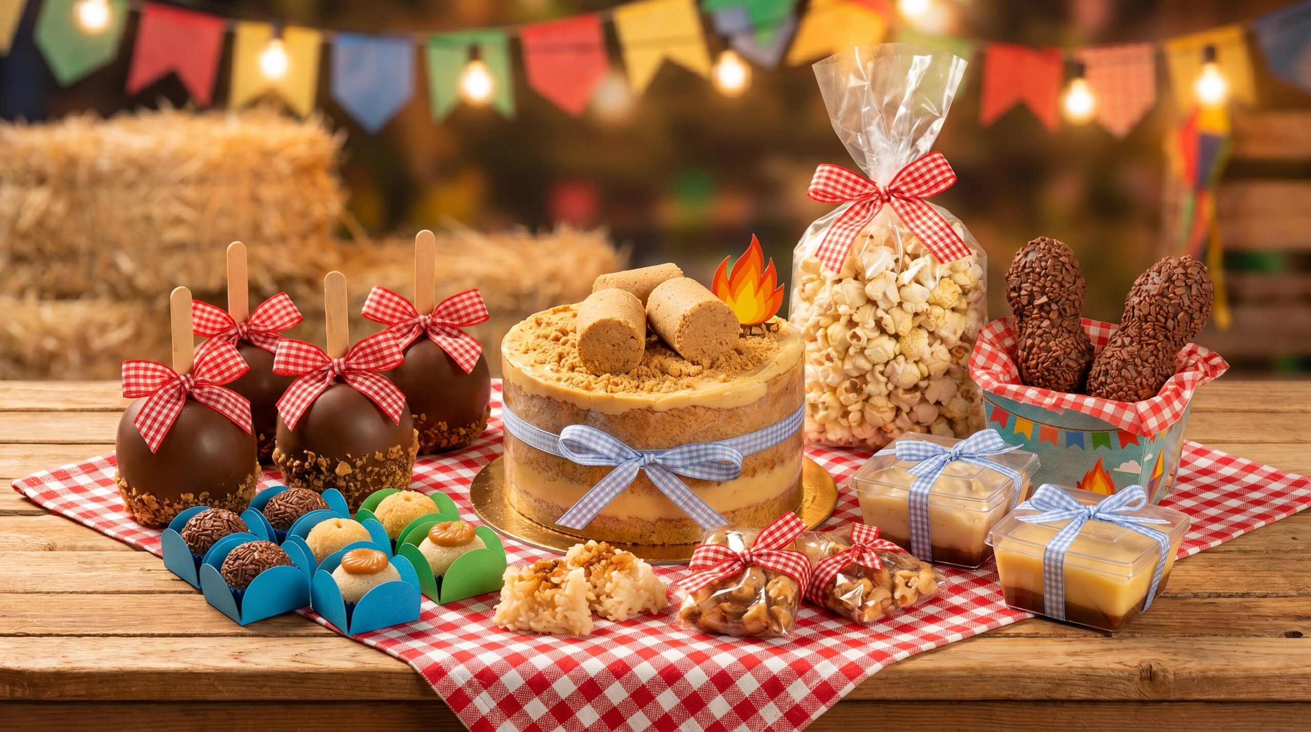 comidas de Festa Junina para confeitaria