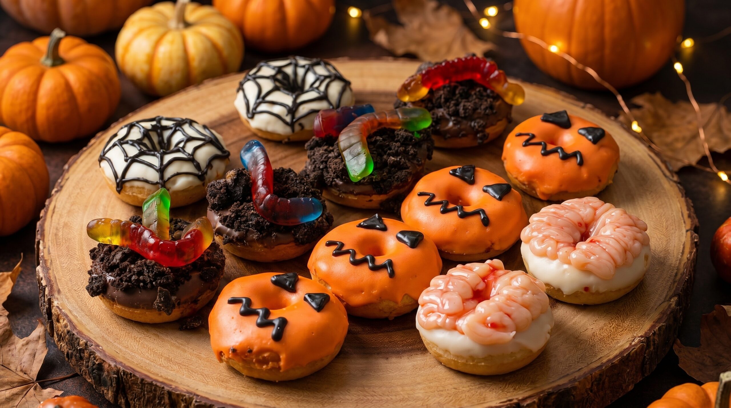 Os produtos campeões para Halloween são donuts temáticos