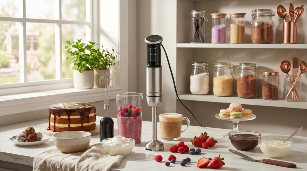 Mixer de Imersão Para Confeitaria Caseira