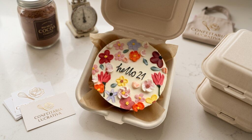 BOLO BENTO CAKE RECEITA LUCRATIVA