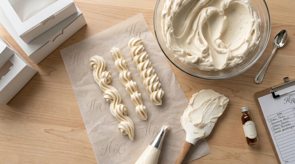 recheios estáveis para bento cake para vender Buttercream