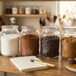 como controlar estoque de ingredientes na confeitaria caseira com organização e etiquetas