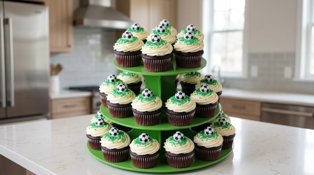 Cupcakes tema Copa: simples de fazer, lindos de fotografar
