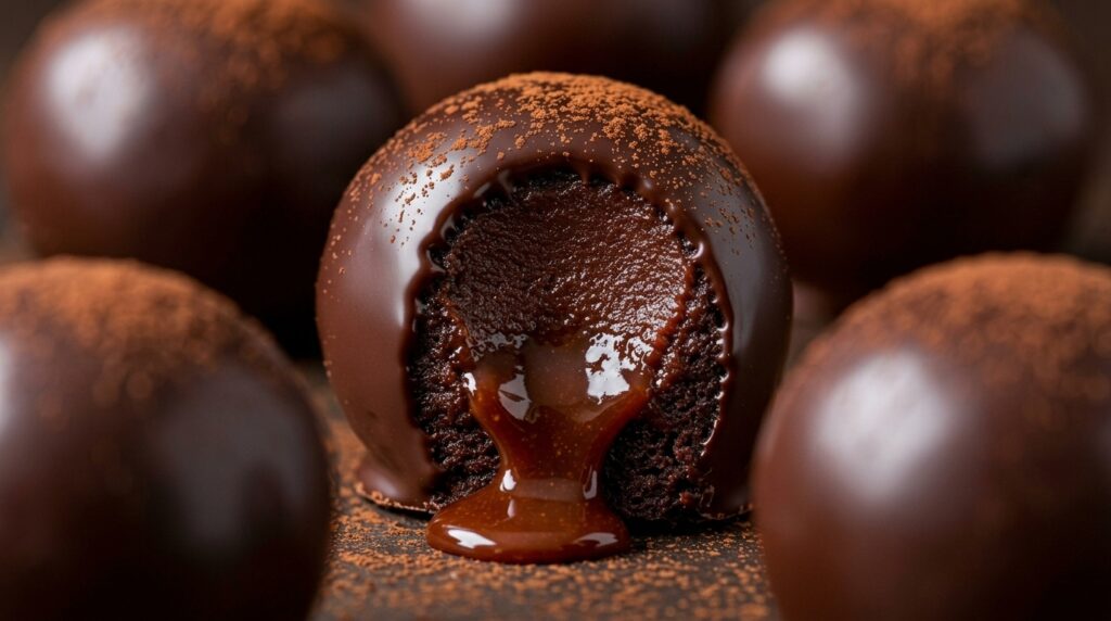 Bombom de chocolate Recheado