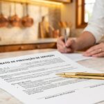Contrato de prestaçContrato Simples para Encomenda